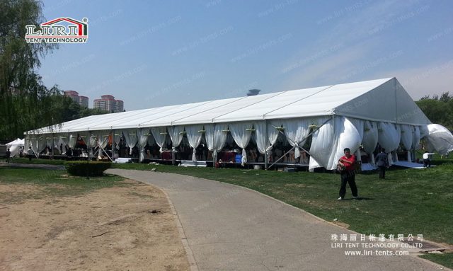 北京婚礼篷房租赁侧面图
