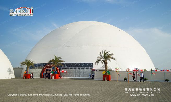 60m Geo Dome Tent 1
