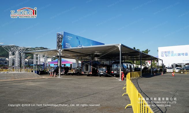 Cube modular tent Set up 1