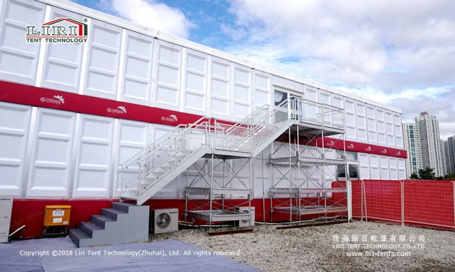 Double Decker Tent Stairs Type