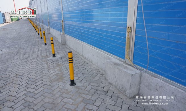 anti collision column for warehouse