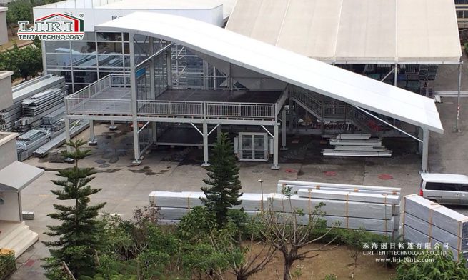 half dome tent with two floors