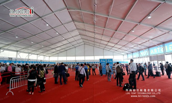 40-60米大型篷房现场