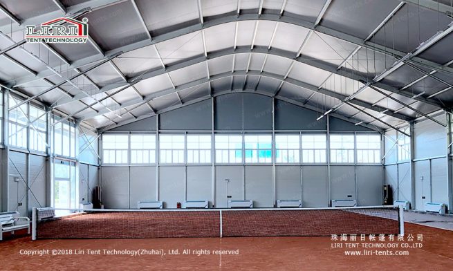 large Indoor Tennis Court 1