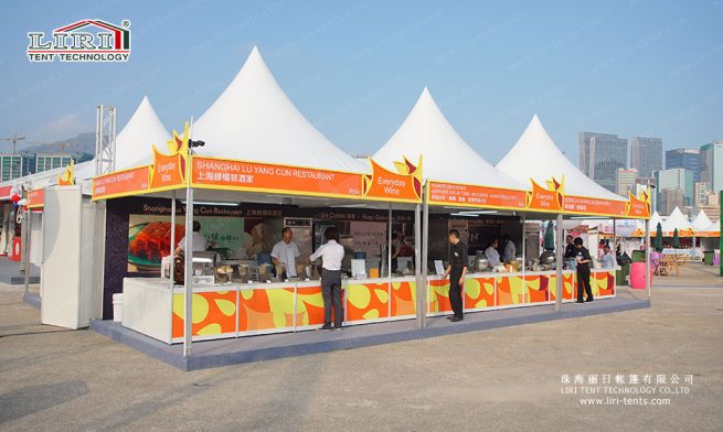 padoga tents for food festival