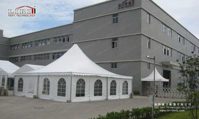 pagoda tent with high peak structure 1