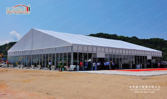 tent hall with air conditioned