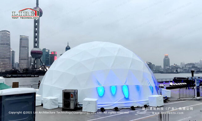 translucent geodesic dome tent 3
