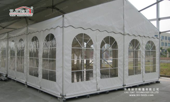 transparent windows for event tent