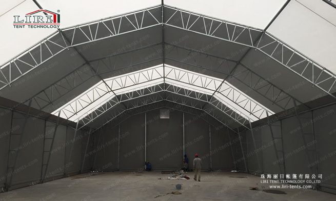 warehouse tent with steel structure