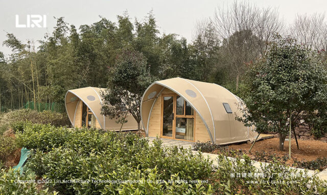 Waterproof Outdoor Luxury Shell Shape Glamping Tent