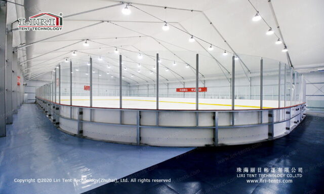 outdoors Ice hockey rink sports tent