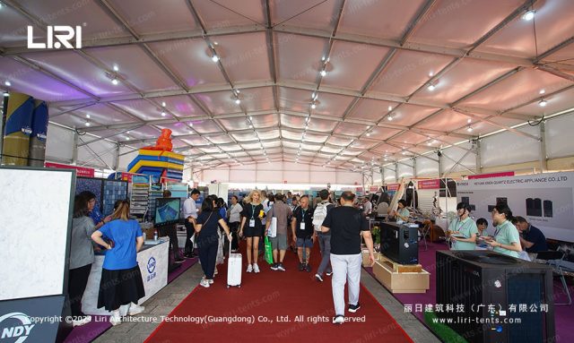 广交会篷房现场