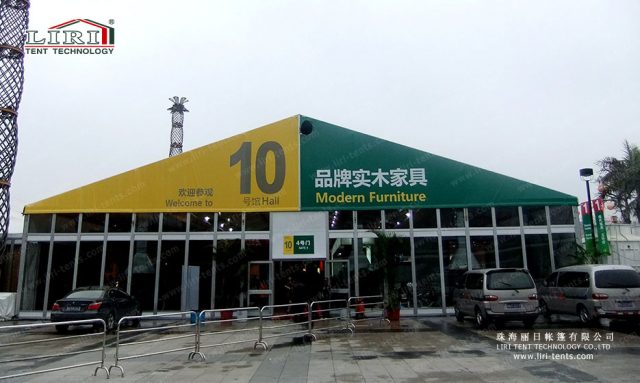 家具展览篷房门面图