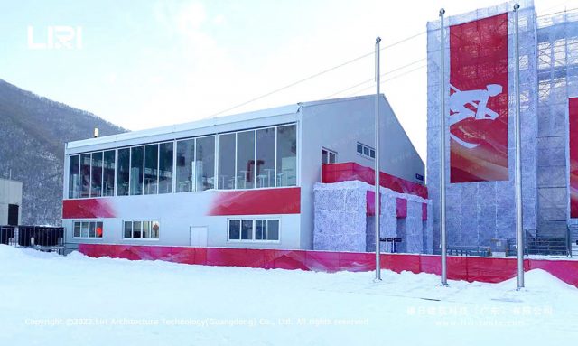 冰雪盛会赛事篷房背面图