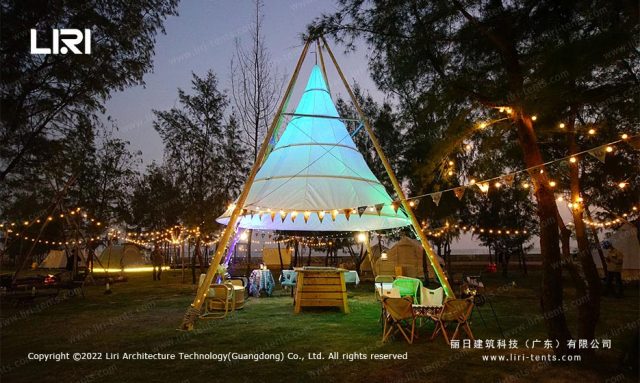竹节灯笼帐篷