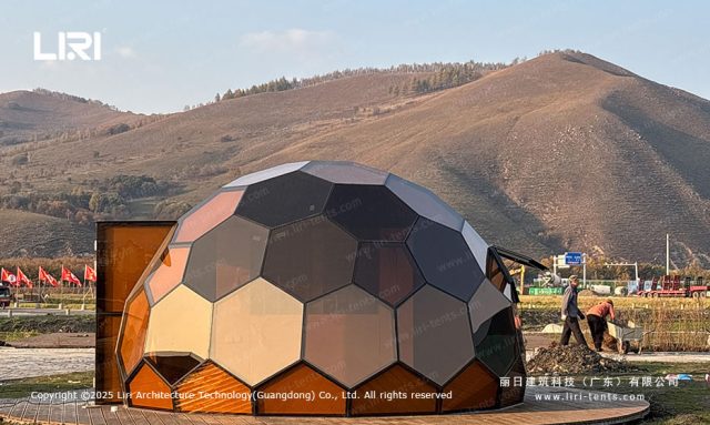 玻璃星空房侧面图
