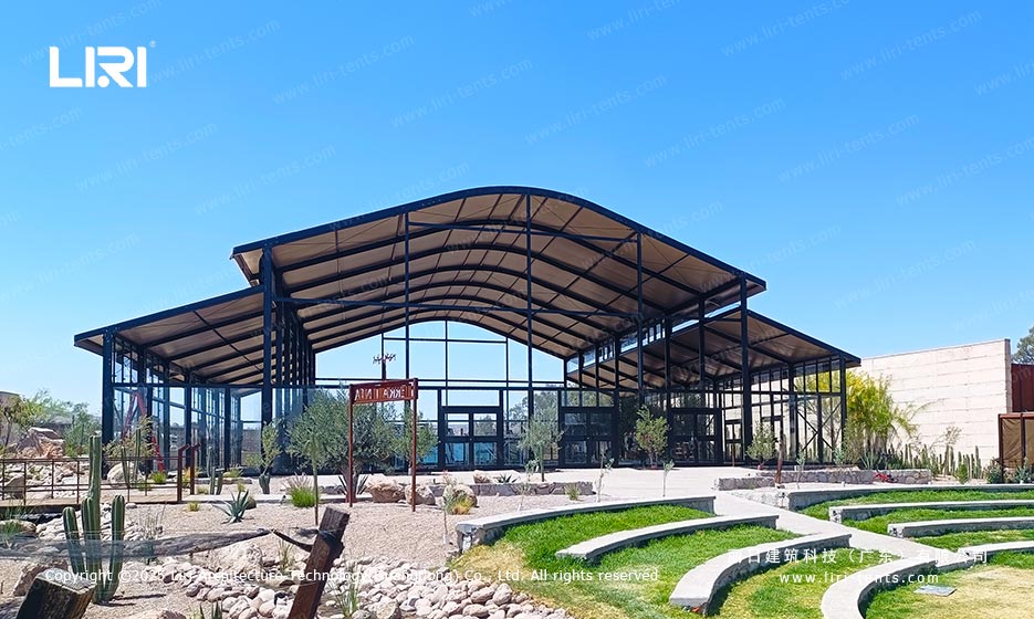 铝合金弧顶篷房