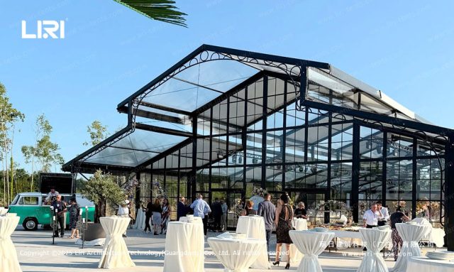 中庭篷房侧面图