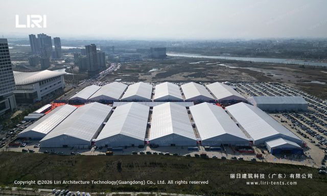 服博会展篷房会场全景图