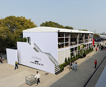 双层气膜平顶篷房