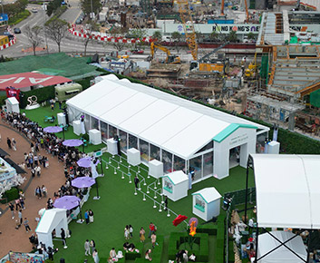 香港花卉展览篷房