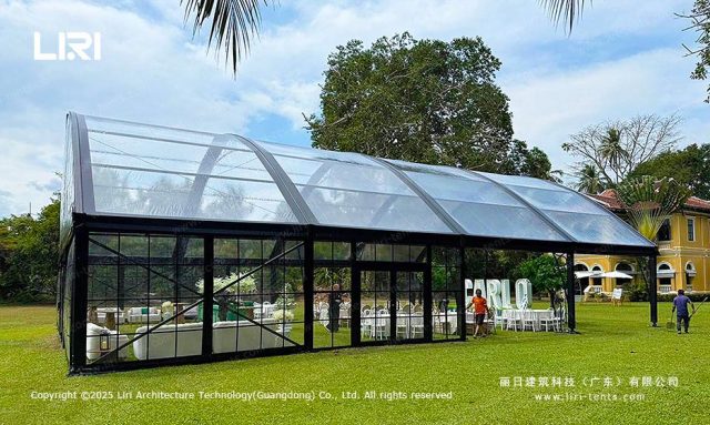 花园婚礼篷房外景图