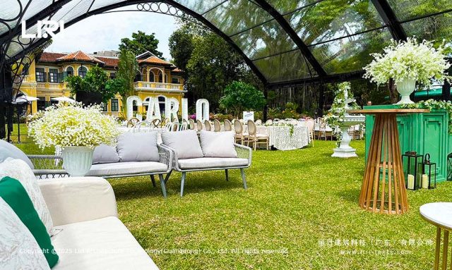 花园婚礼篷房图片