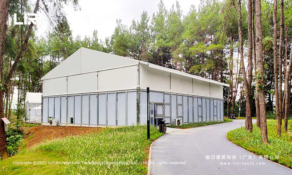 乒乓球馆篷房林地外观
