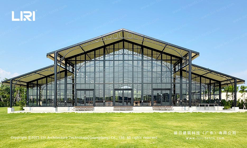 铝合金篷房玻璃幕墙建筑外观