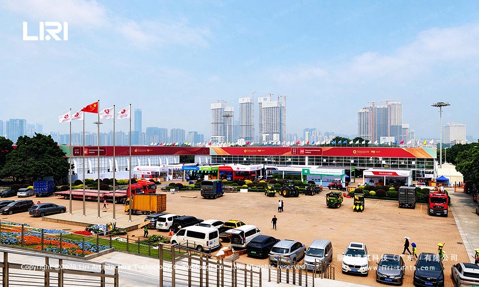 广交会篷房展馆全景