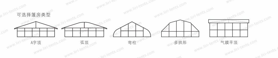 可选择网球场馆篷房类型