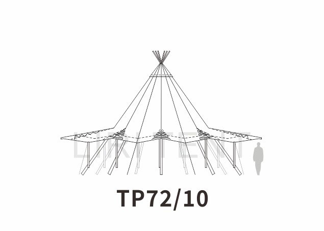 实木印第安帐篷TP72/10